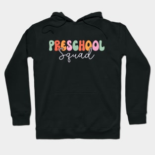 Preschool Squad Retro Groovy Hoodie